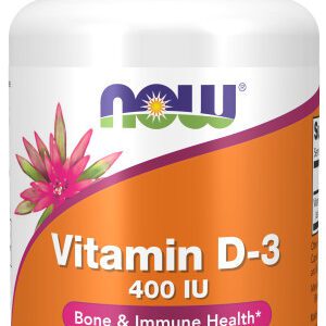 A bottle of vitamin d-3 is shown.