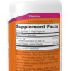 A bottle of vitamin k supplement facts