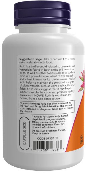 A bottle of vitamin c pills with ingredients written on it.