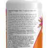 A bottle of vitamin k supplement with information on the back.