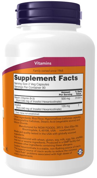 A bottle of vitamin supplement facts