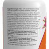 A bottle of vitamin water with instructions.