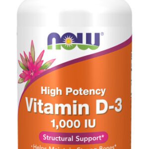 A bottle of vitamin d-3 supplement