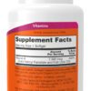 A bottle of vitamin a supplement facts.