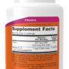 A bottle of vitamin supplement facts