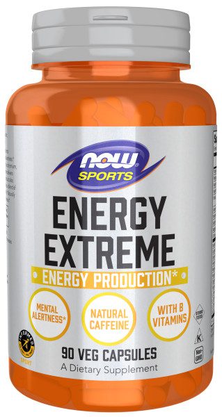A bottle of energy extreme supplement