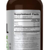 A bottle of supplement facts and ingredients.