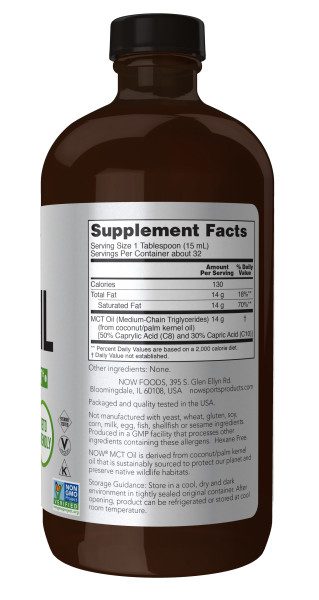 A bottle of supplement facts and ingredients.