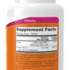 A bottle of vitamin supplement facts