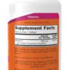 A bottle of vitamin b supplement facts
