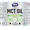 A can of mct oil is shown with information.