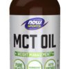 A bottle of mct oil is shown.