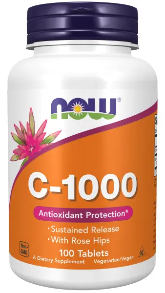 A bottle of vitamin c-1 0 0 0 mg