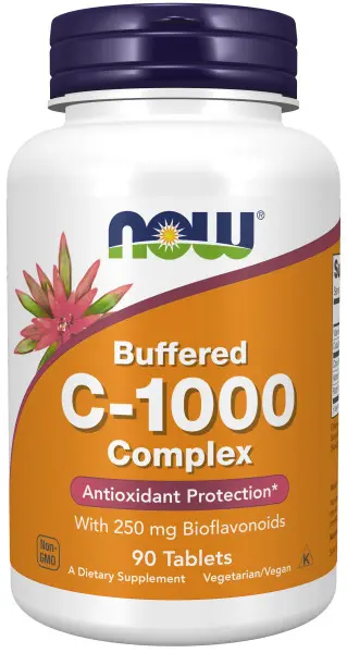 A bottle of vitamin c-1 0 0 0 complex