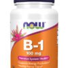 A bottle of vitamin b-1 is shown.