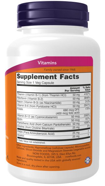 A bottle of vitamin supplement facts