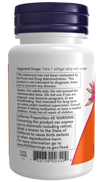 A bottle of vitamin d 3 is shown with the label.