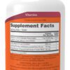 A bottle of vitamin c supplement facts