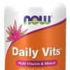 A bottle of daily vits is shown.