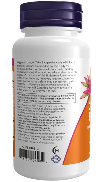 A bottle of vitamin c with ingredients and instructions.