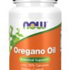 A bottle of oregano oil is shown.