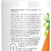 A bottle of vitamin d supplement with information on the back.