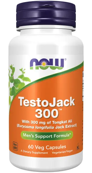 A bottle of testojack 3 0 0 with tongkat ali and eurycoma longifolia