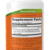 A bottle of supplement facts for magnolia extract.
