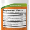 A bottle of supplement facts and ingredients.