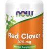 A bottle of red clover is shown.