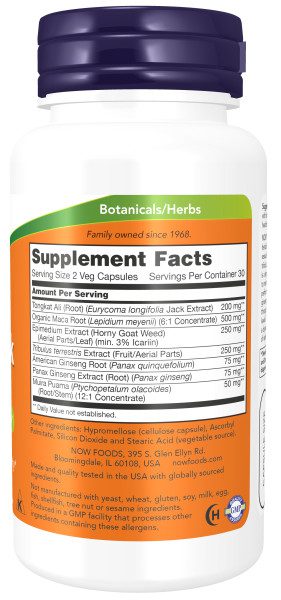 A bottle of supplement facts and ingredients.