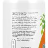 A bottle of supplement that is labeled " suggested usage : take 2 capsules 1 to 2 ".