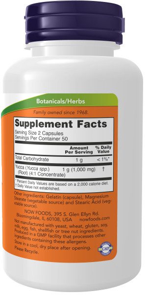 A bottle of supplement facts for an orange and white label.