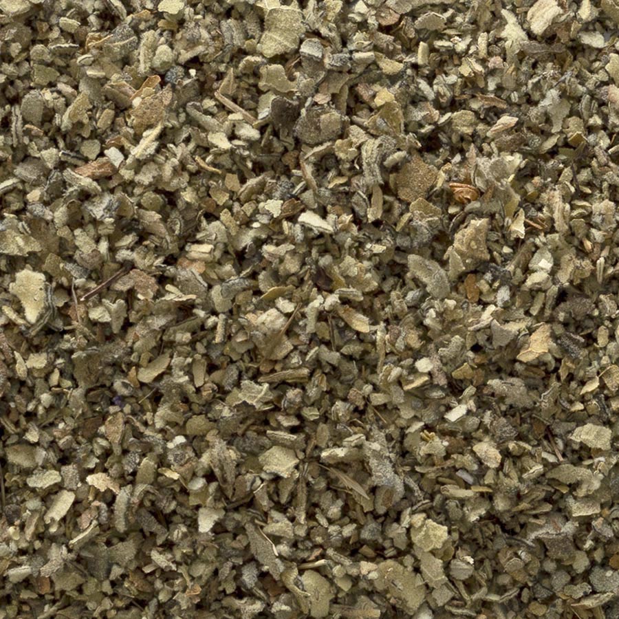 A close up of the ground material for a food